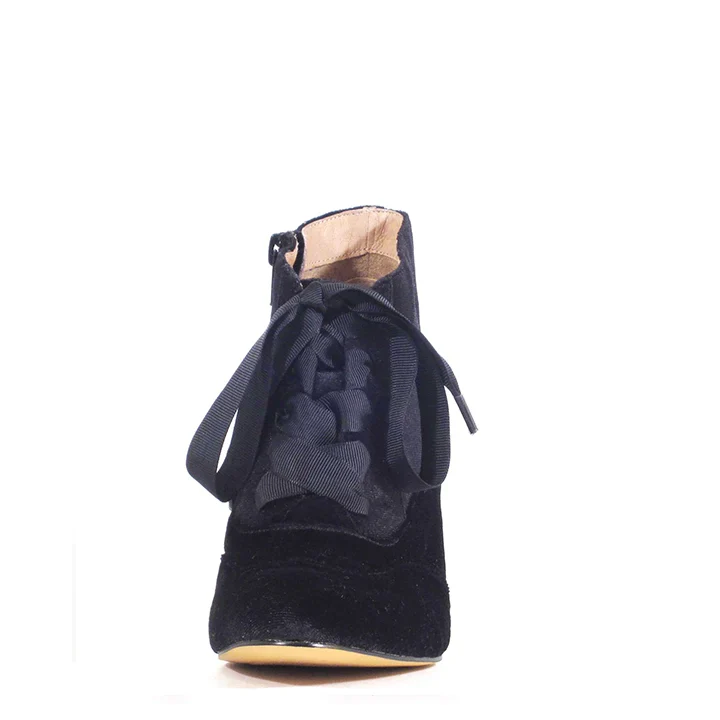 Taylor Velvet Enchanting Booties - Olabens