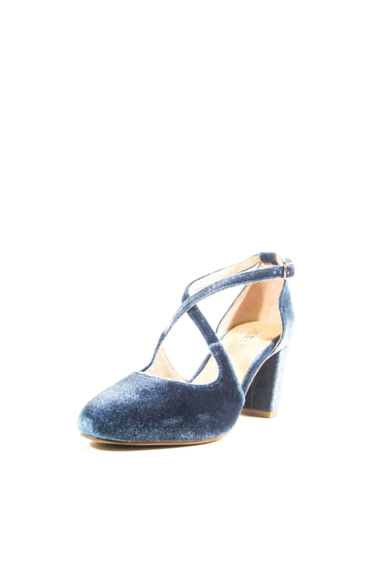 Oren Velvet Mary Jane Heels - Olabens