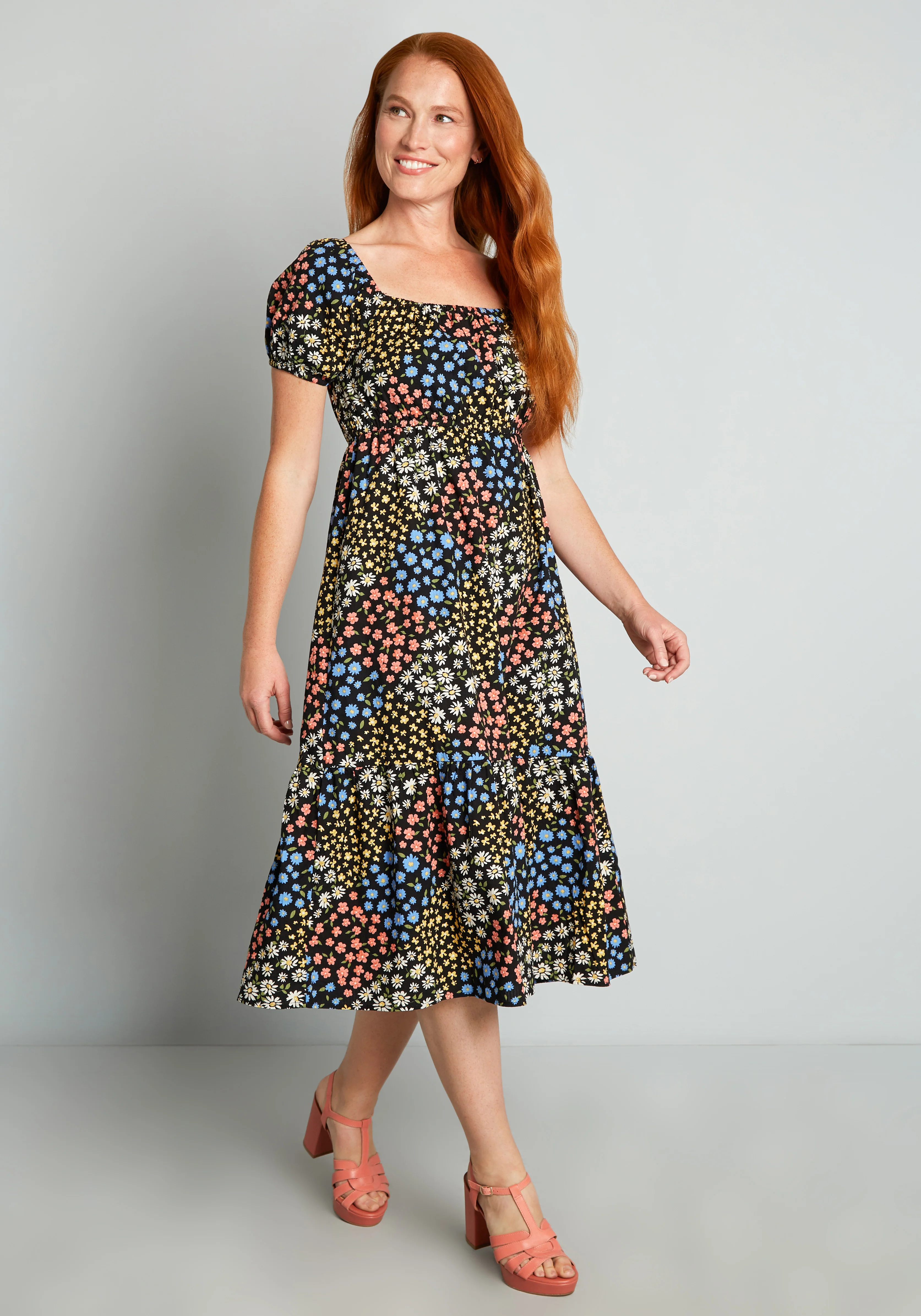Sweetness In The Air Midi Dress - Olabens