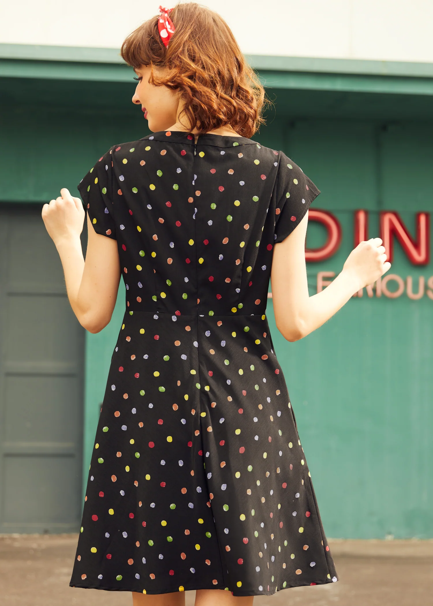 The Dot Dot Diner Dress - Olabens