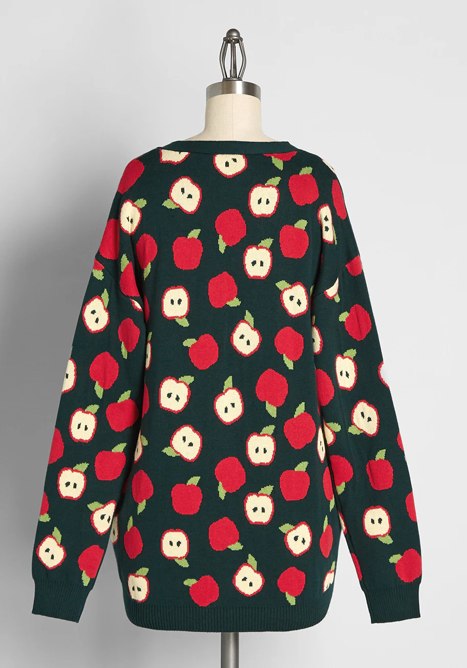 Apple-ly Ever After Cardigan - Olabens