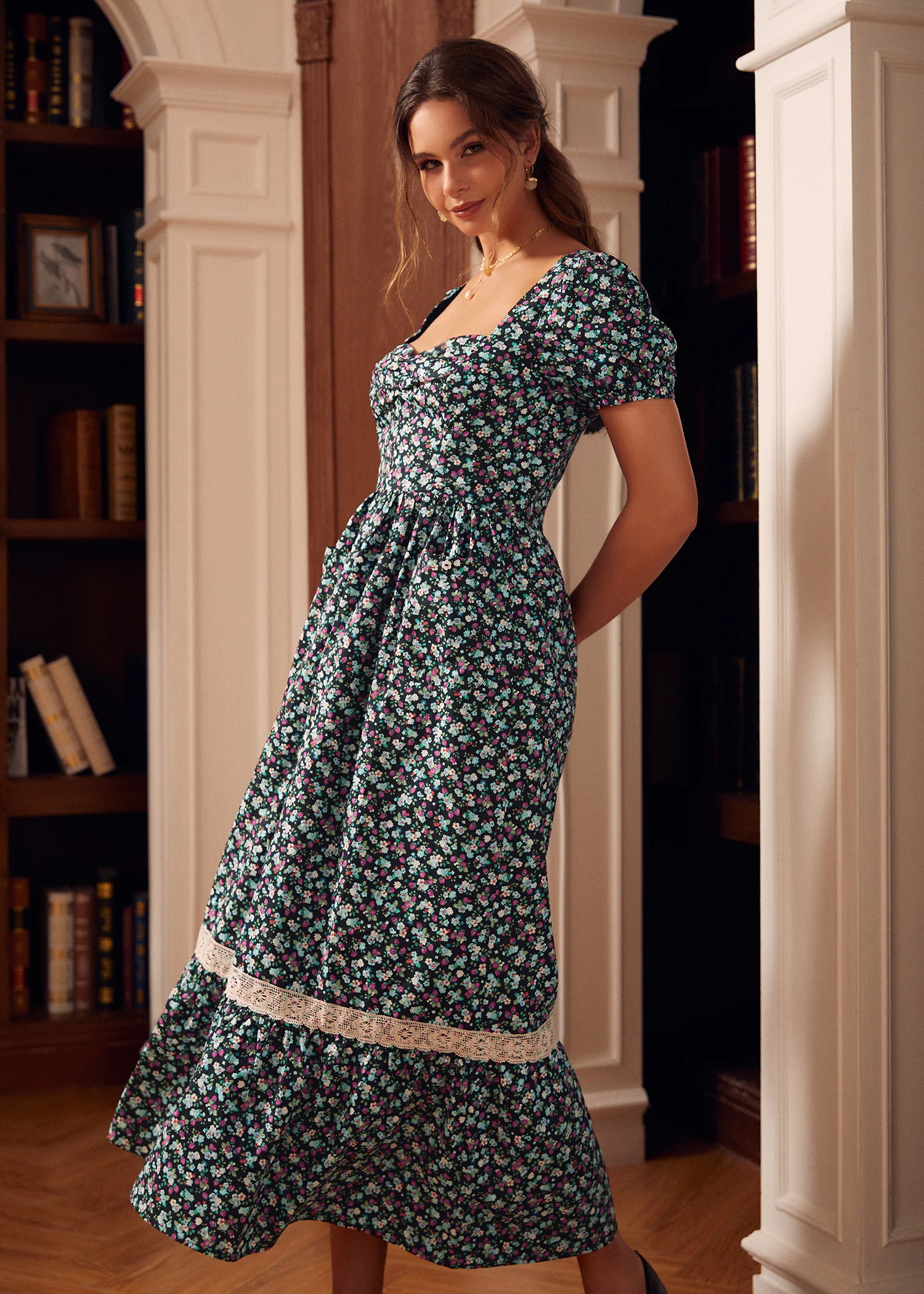 Summer Berry Flair Dress - Olabens