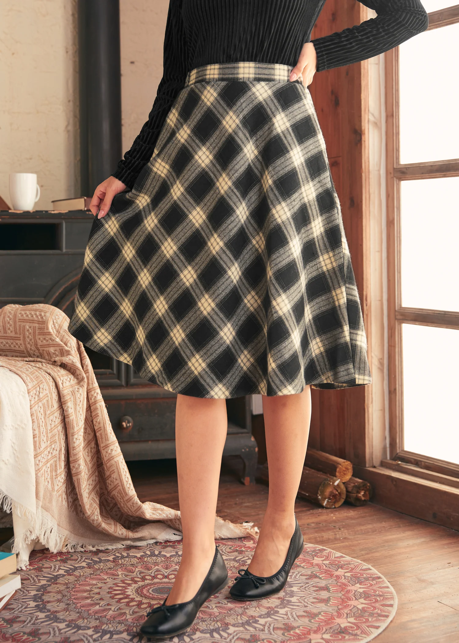 Golden Hour Gal Midi Skirt - Olabens