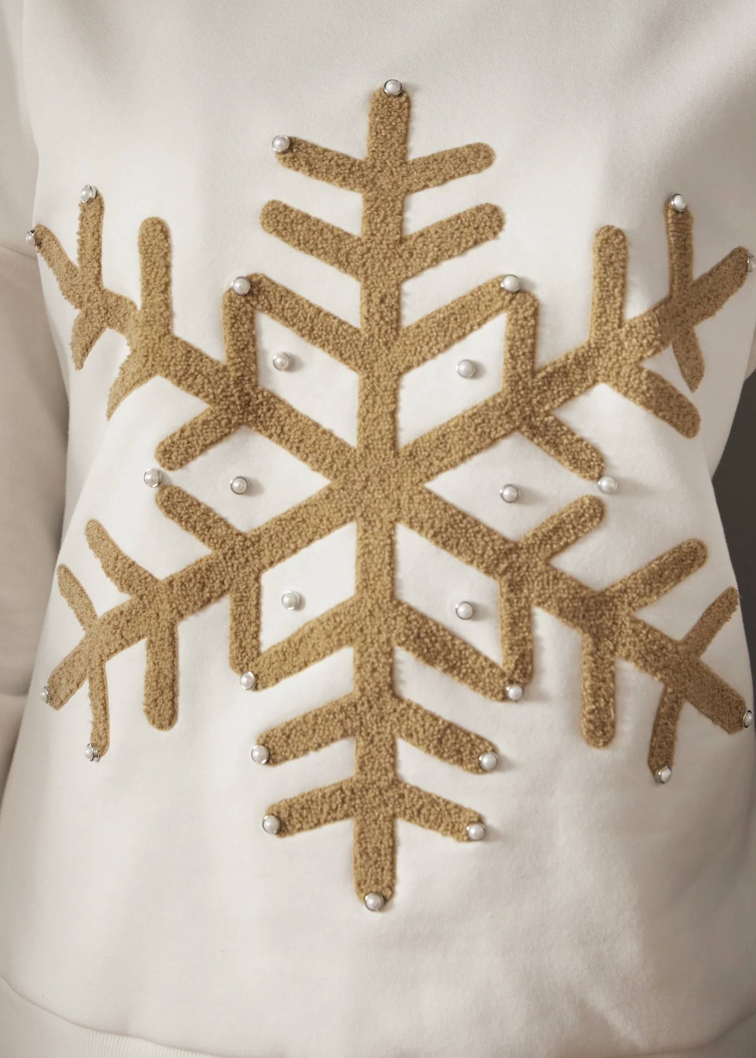 Winter's Whisper Snowflake Sweatshirt - Olabens