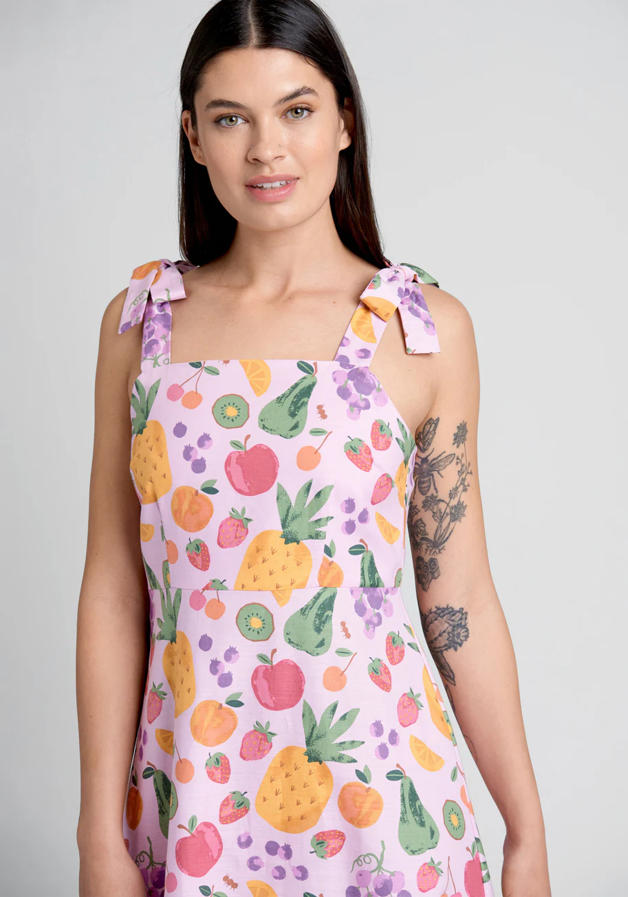A Fresh Squeeze Midi Dress - Olabens
