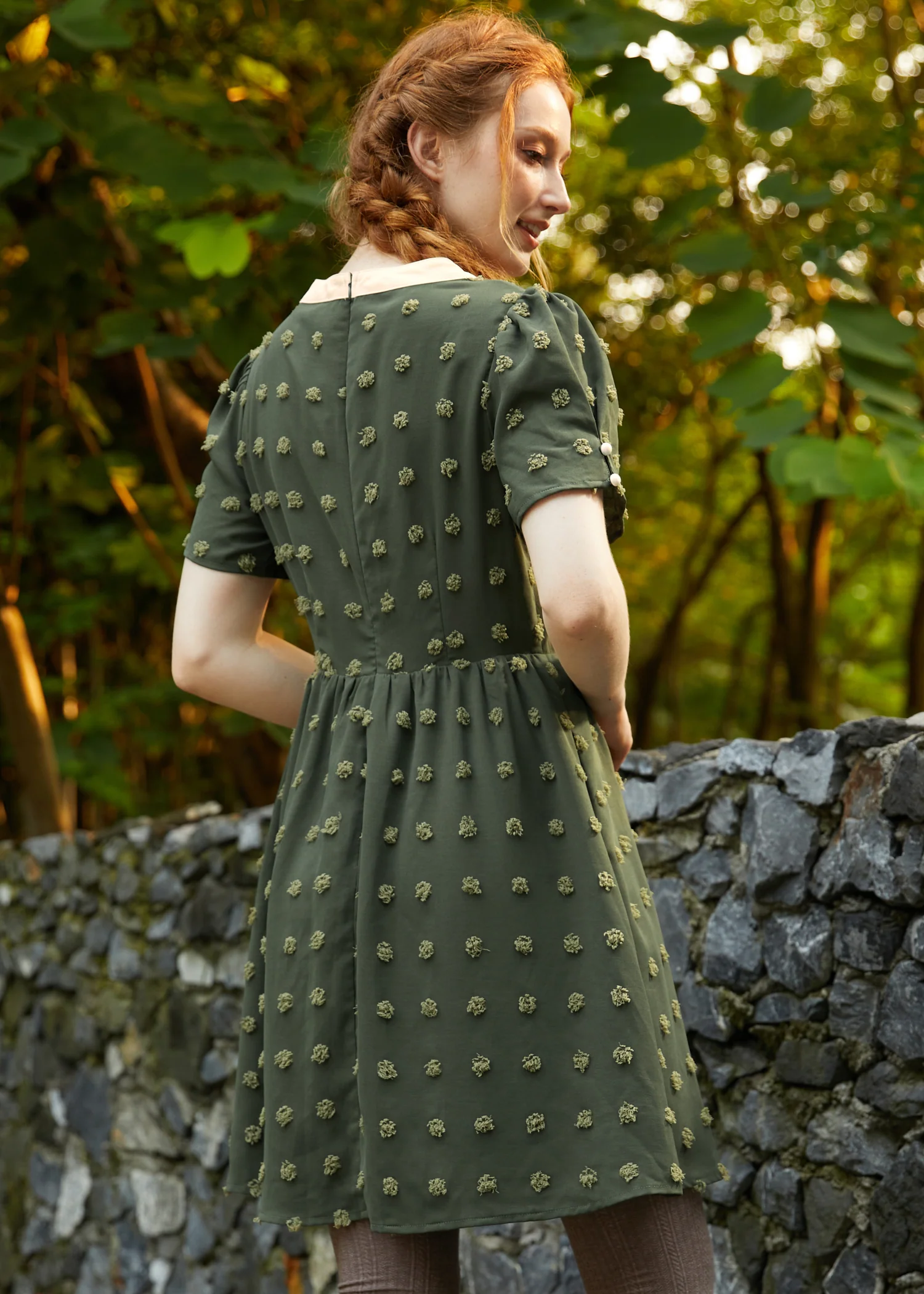 Sitting Pretty Collar Dress - Olabens