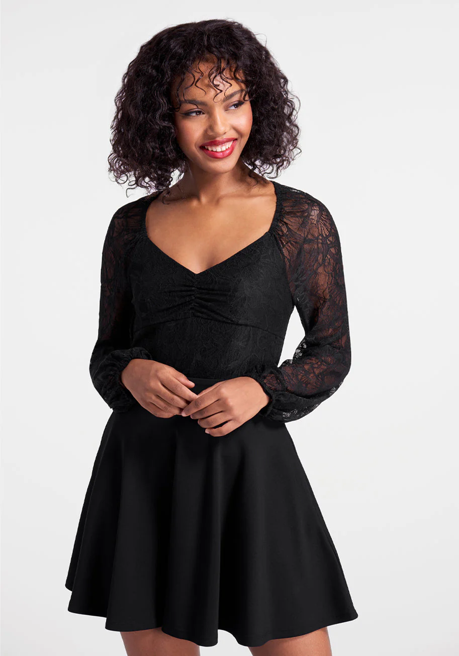 In The Groove Lace Top - Olabens