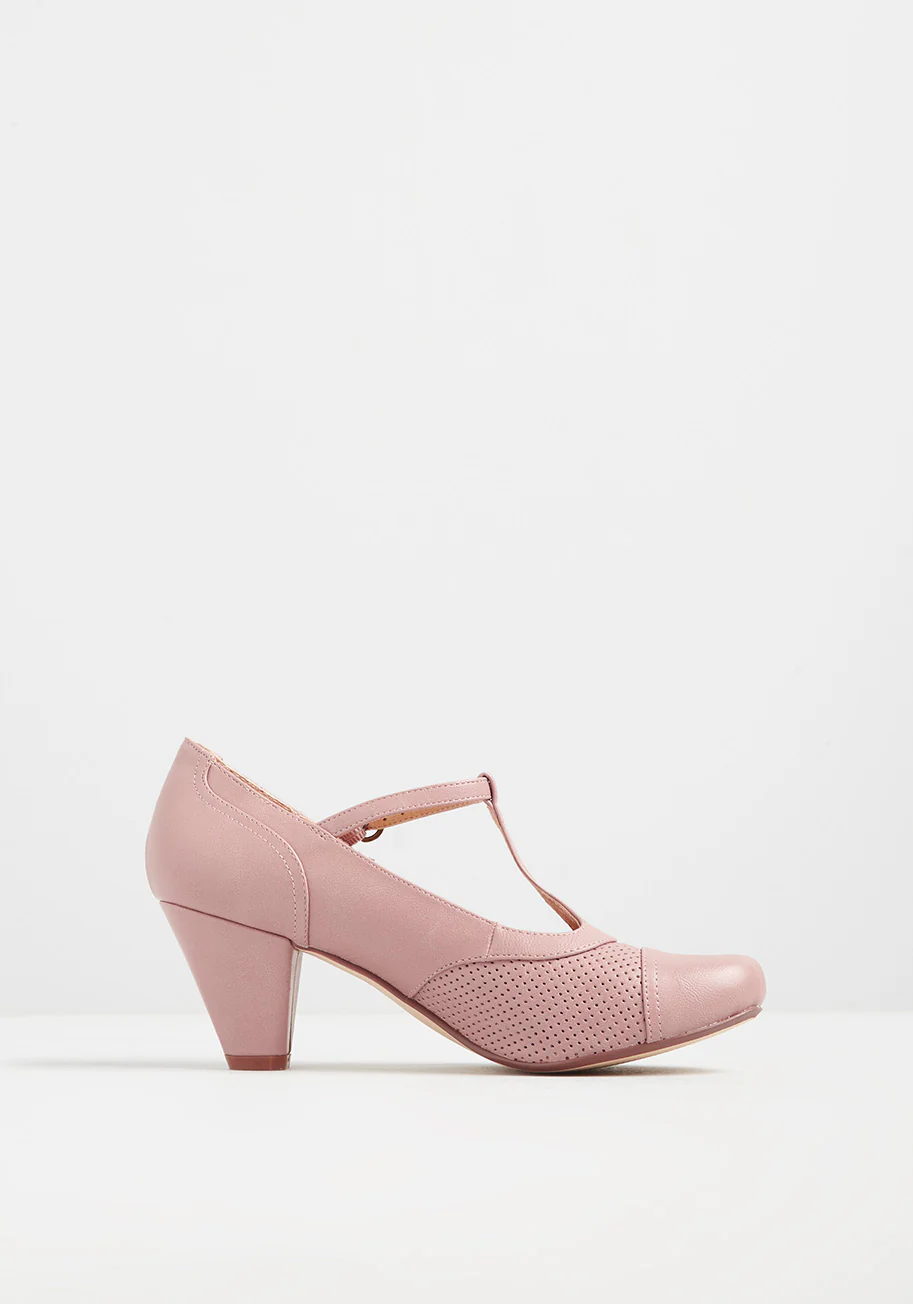 Just Like Honey T-Strap Heel - Olabens