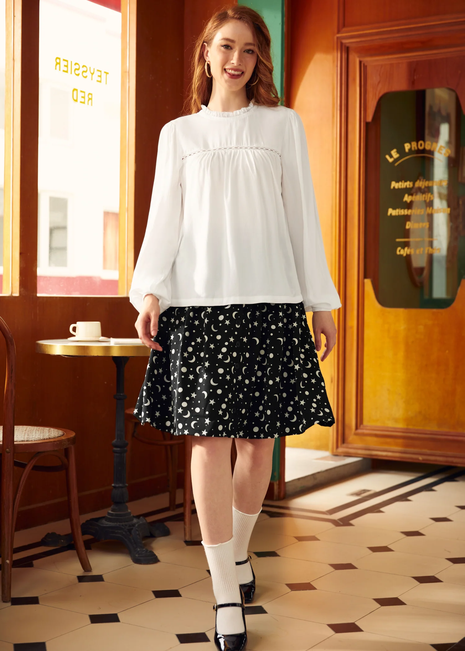 On the Silver Screen Blouse - Olabens