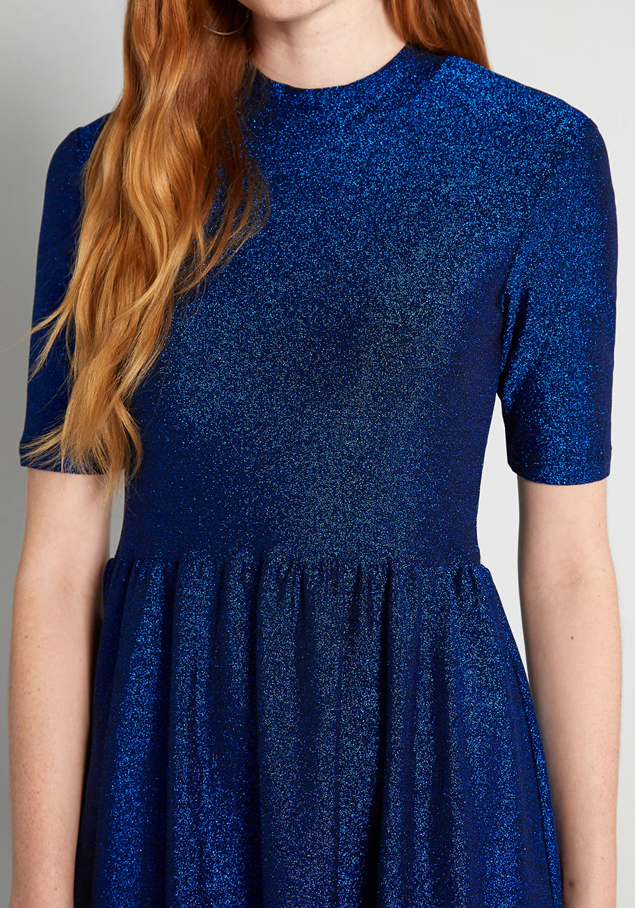 Glacial Glamour Skater Dress - Olabens