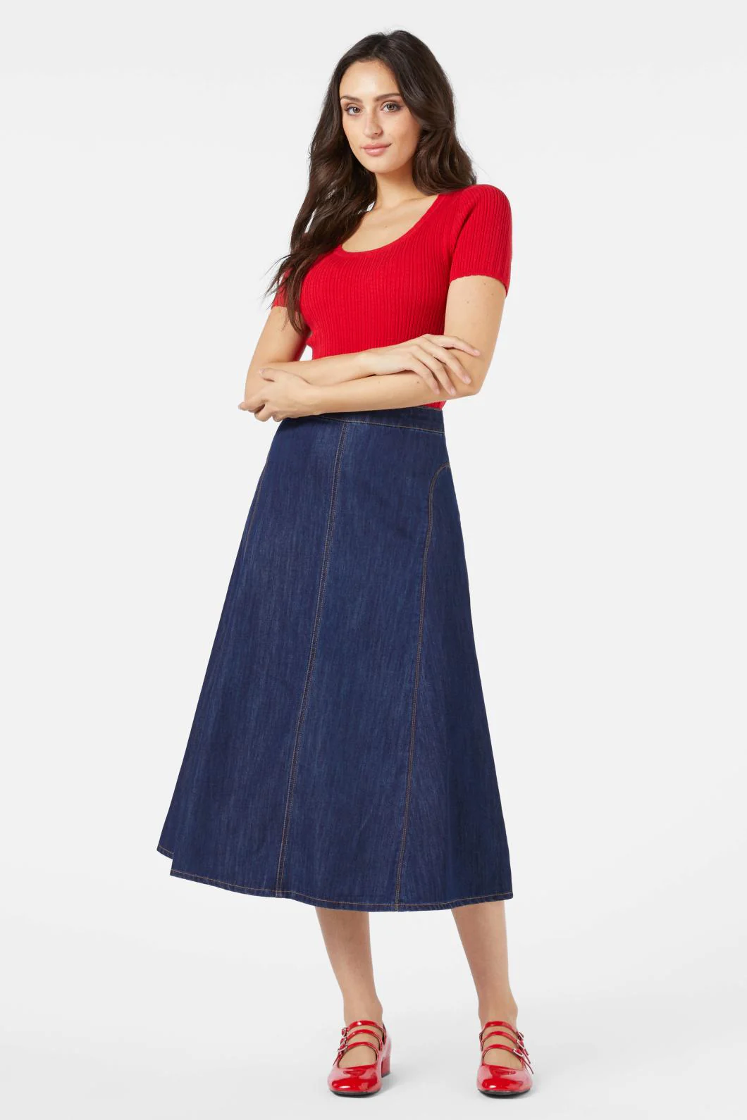 Becca Midi Skirt - Olabens