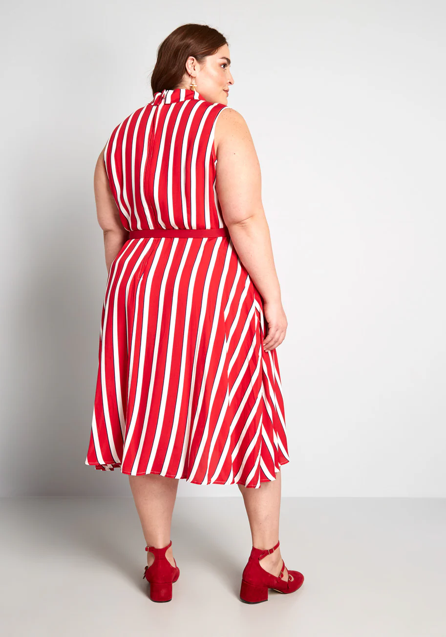 Isnyt x Collectif Posh Your Luck A-Line Dress - Olabens