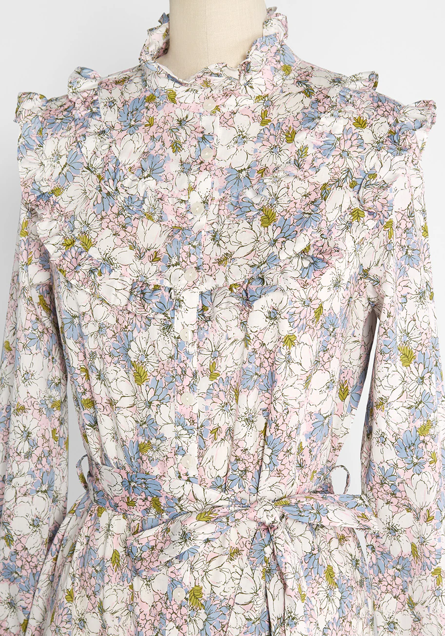 Prairie Meadow Magic Shirt Dress - Olabens
