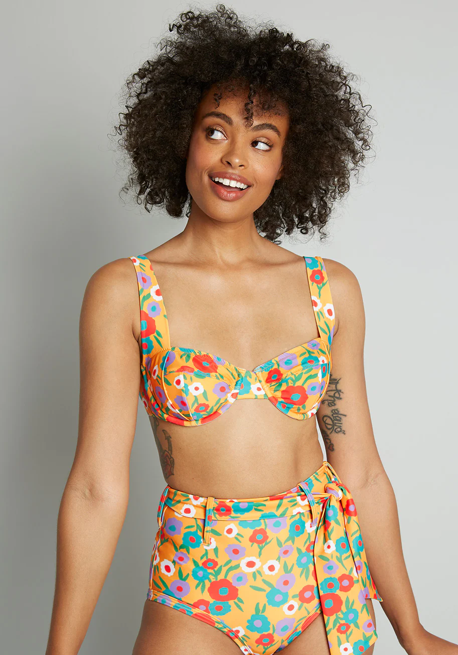 The Garbo Underwire Bikini Top - Olabens