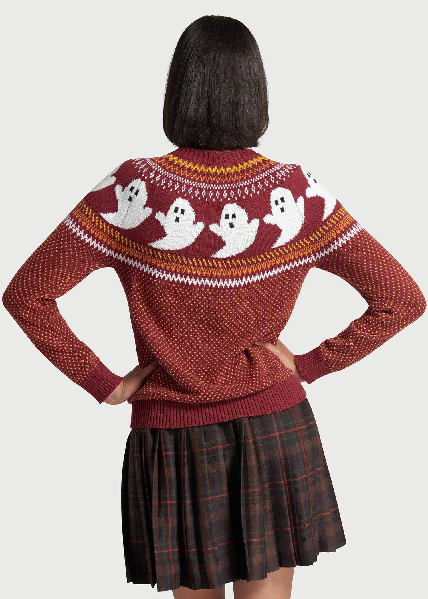 You've Been Ghosted Fair Isle Sweater - Olabens