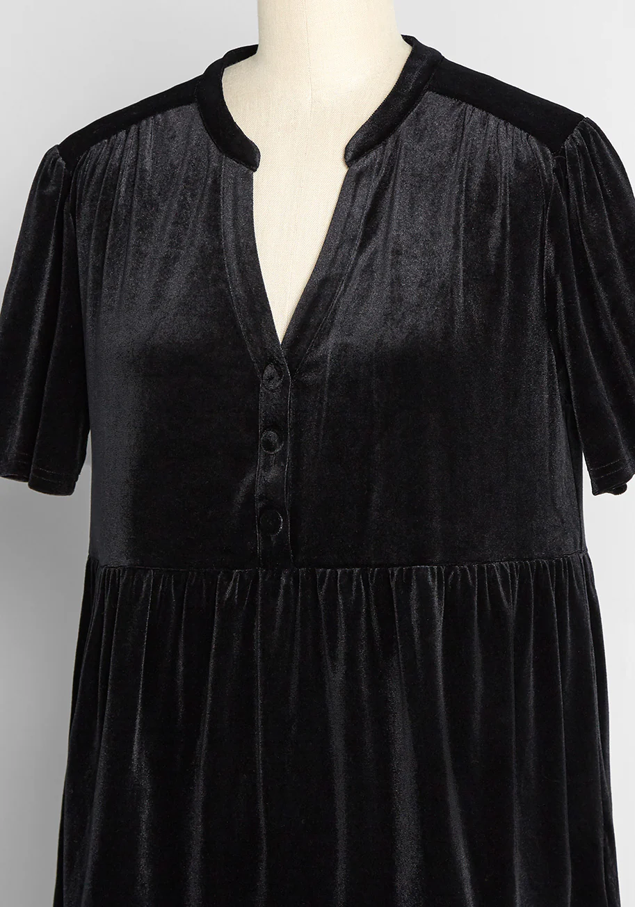 Levels Of Levity Tiered Babydoll Dress - Olabens