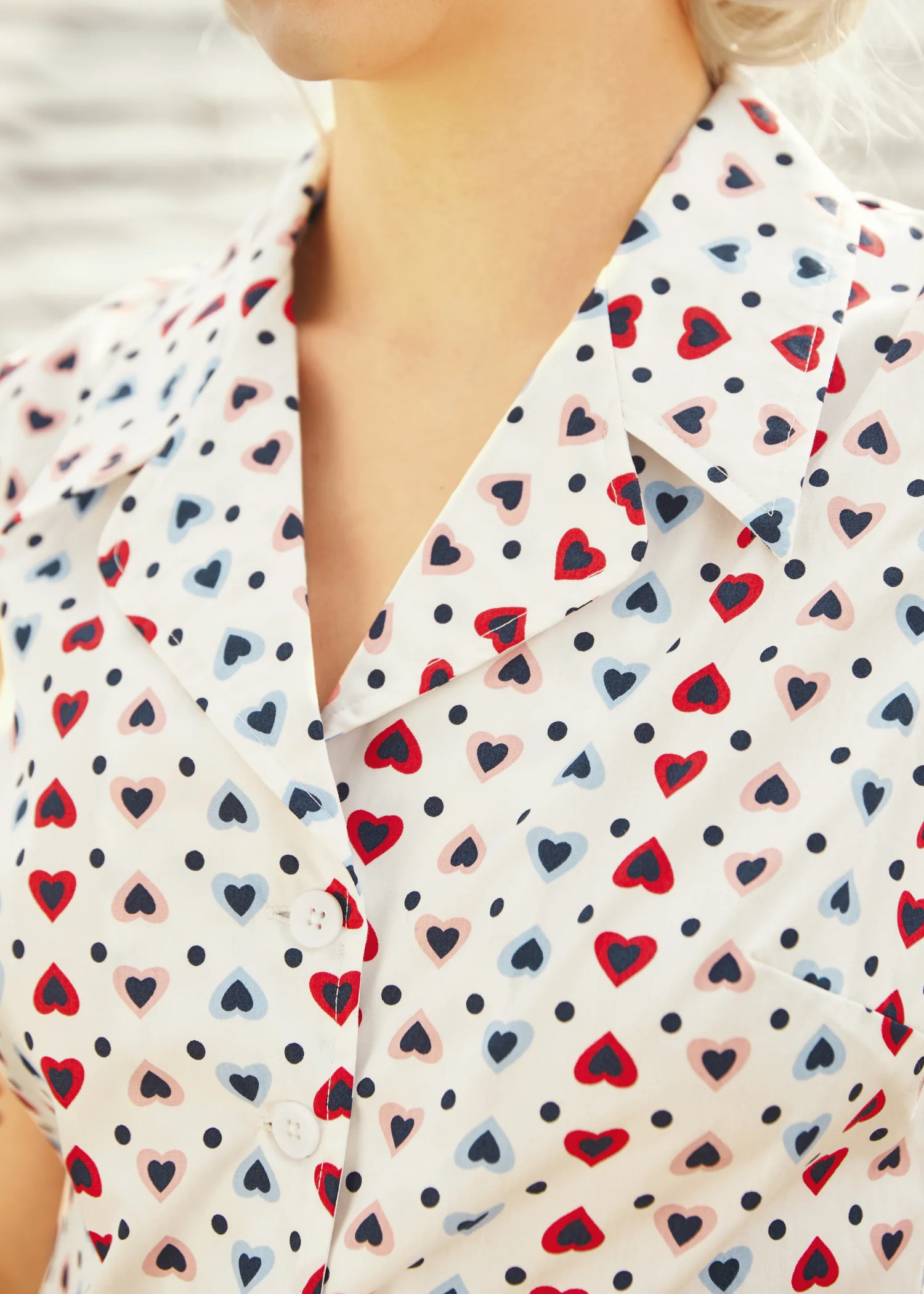 Feel the Morning Breeze Convertible Collar Shirt - Olabens