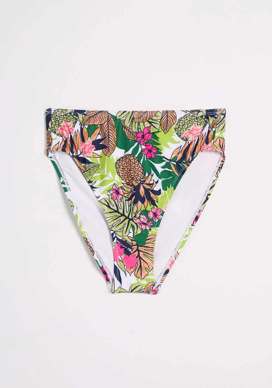 The Franky High-Waisted Bikini Bottom - Olabens