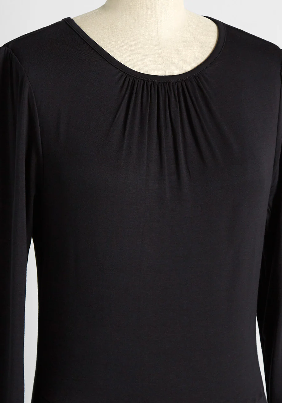 Full Of Purpose Peplum Top - Olabens