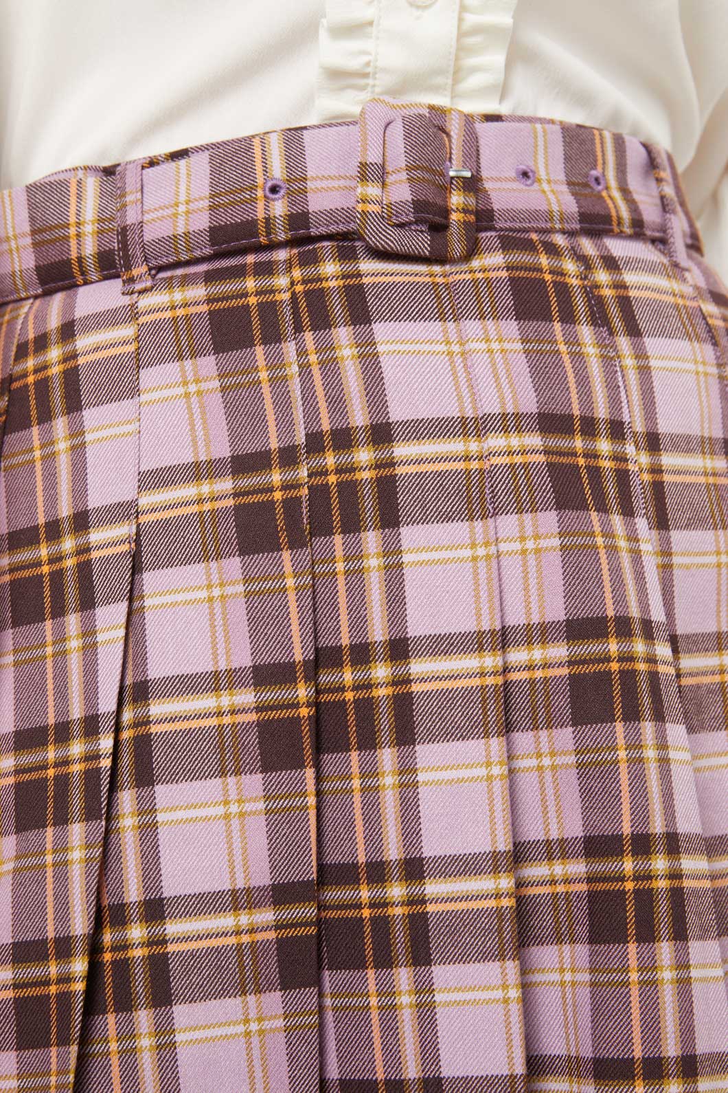 Jeannie Check Mini Skirt - Olabens