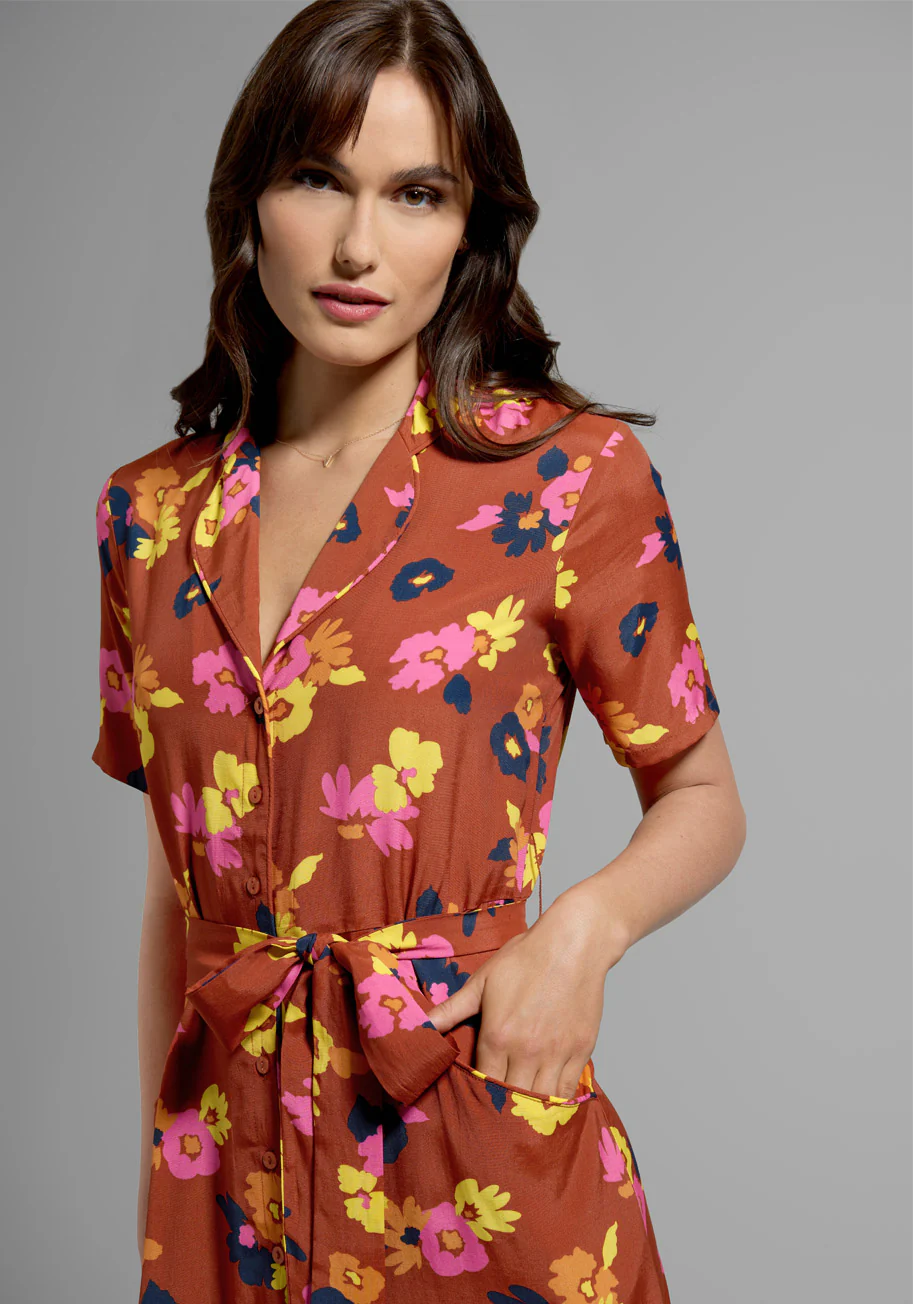Going Out and About Shirt Dress - Olabens
