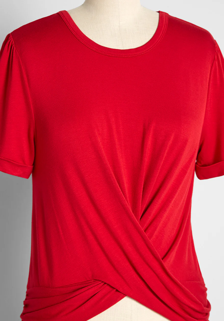 A Twist of Fun Knit Top - Olabens