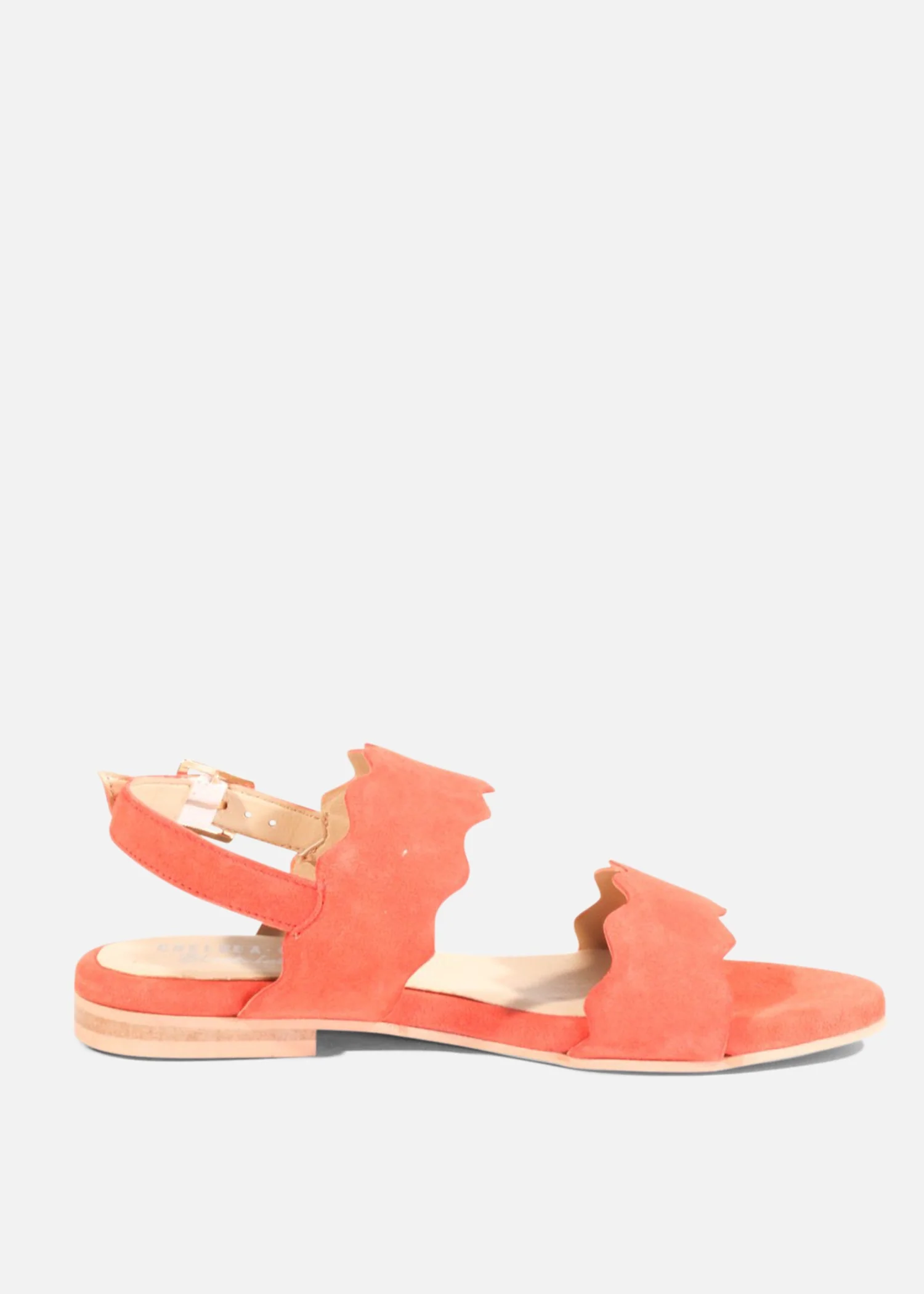 Jarden Suede Scallop Sandals - Olabens