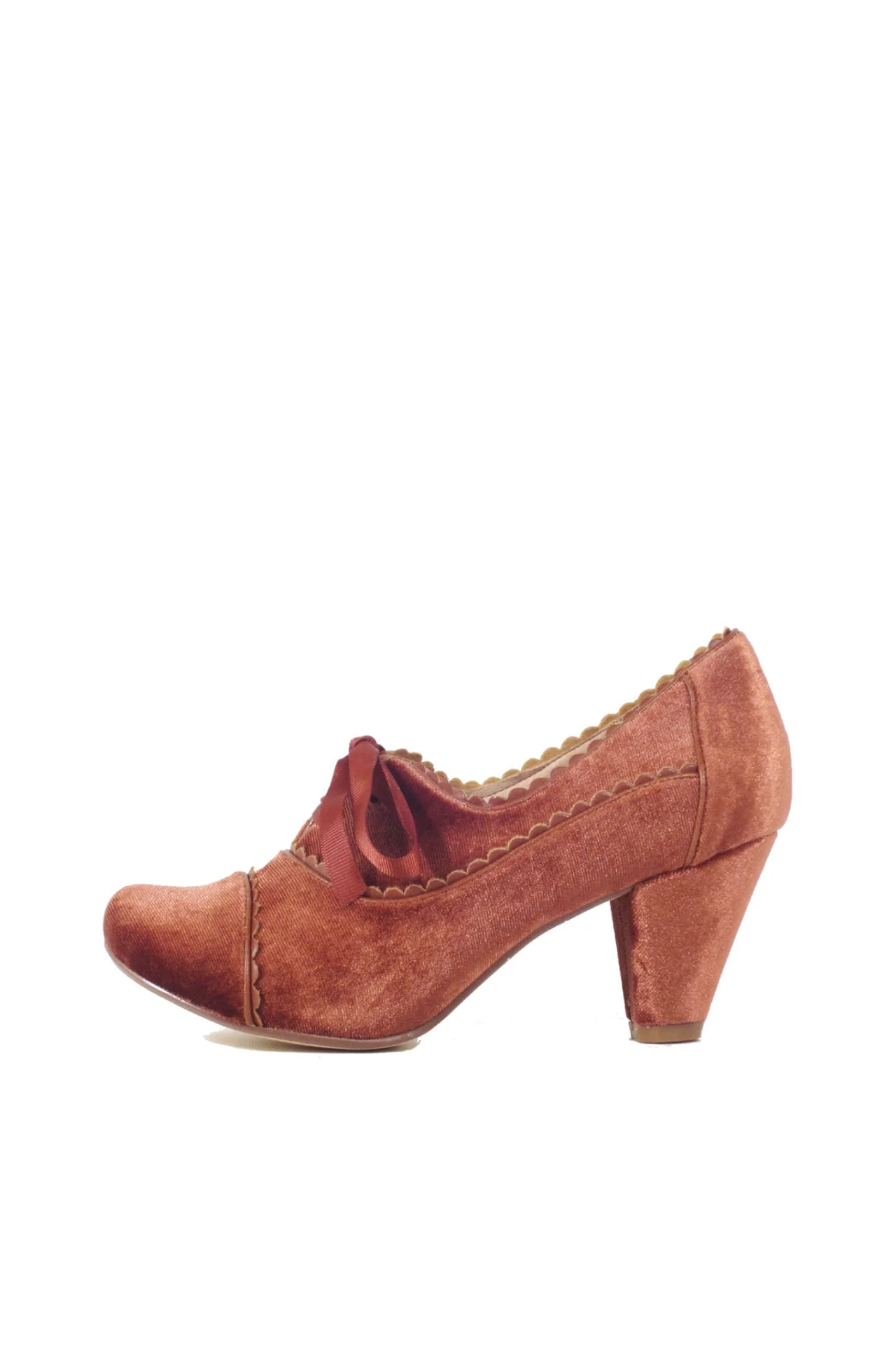 Madison Velvet Retro Heels - Olabens