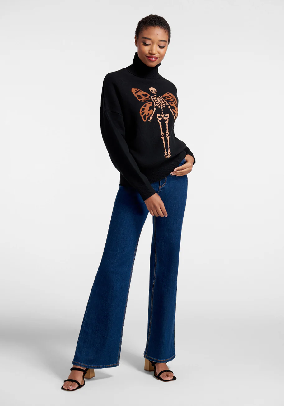 Fairies Can Be Scary Turtleneck Sweater - Olabens