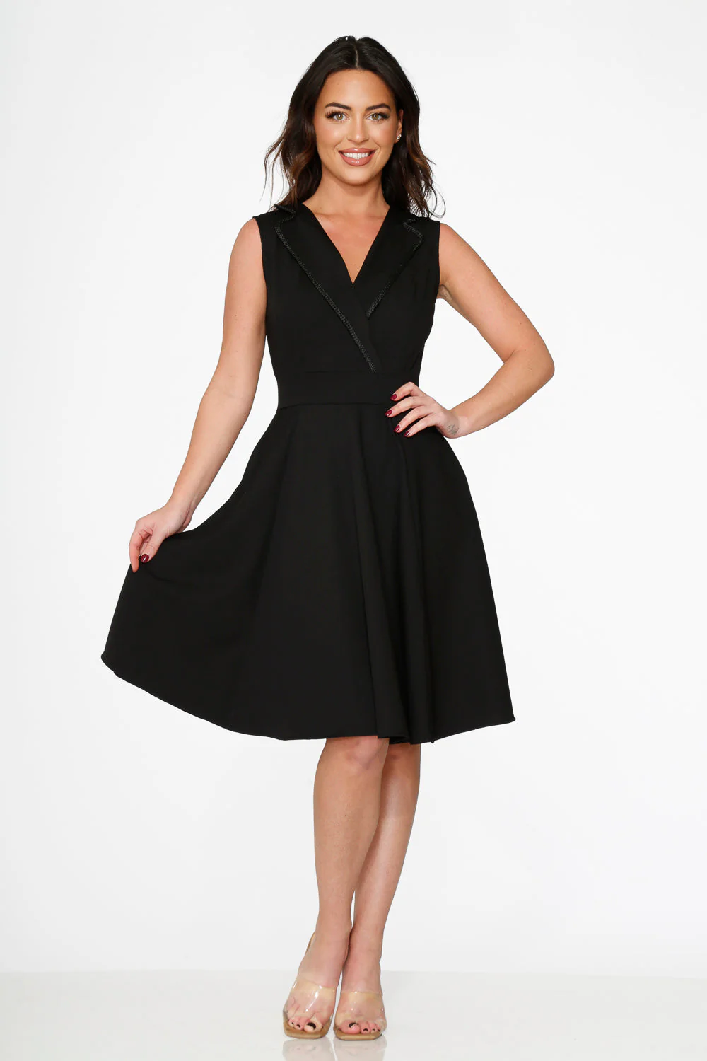 Black Swing Dress - Olabens