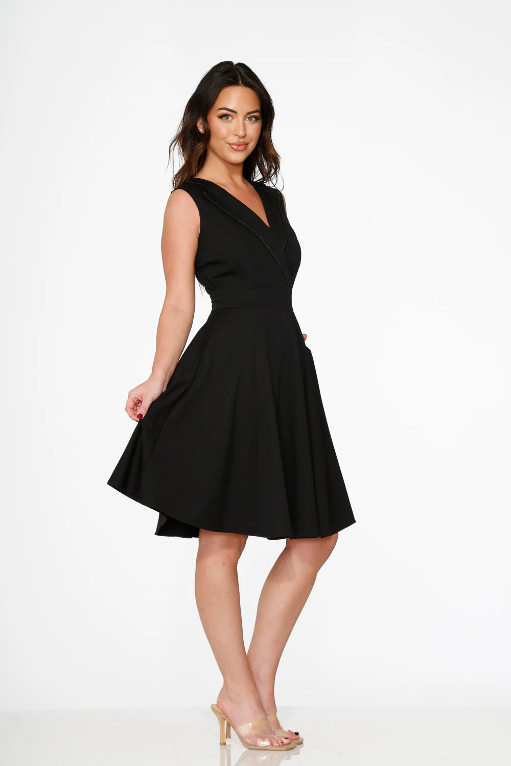 Black Swing Dress - Olabens