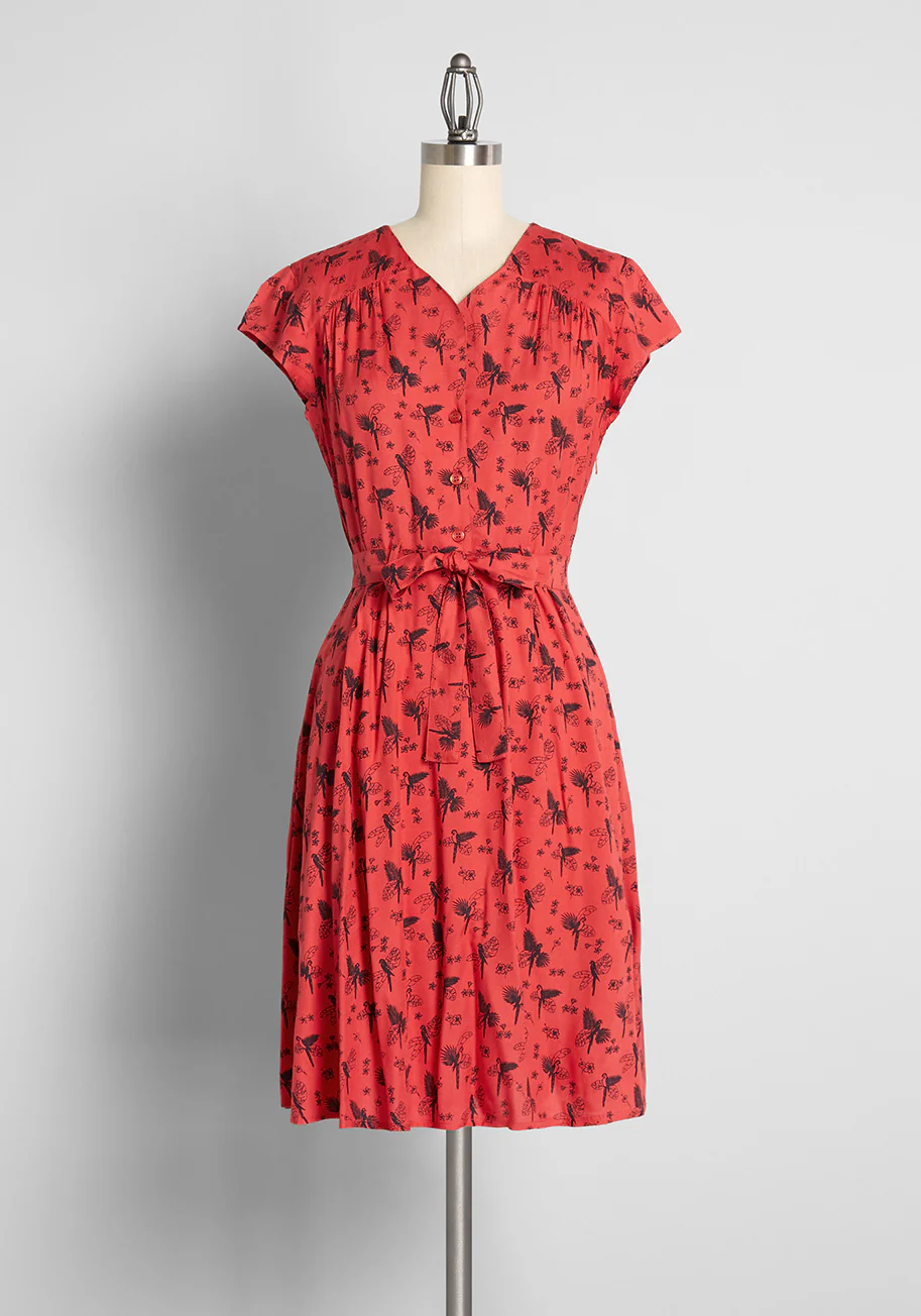 My Own Personal Paradise Fit and Flare Dress - Olabens