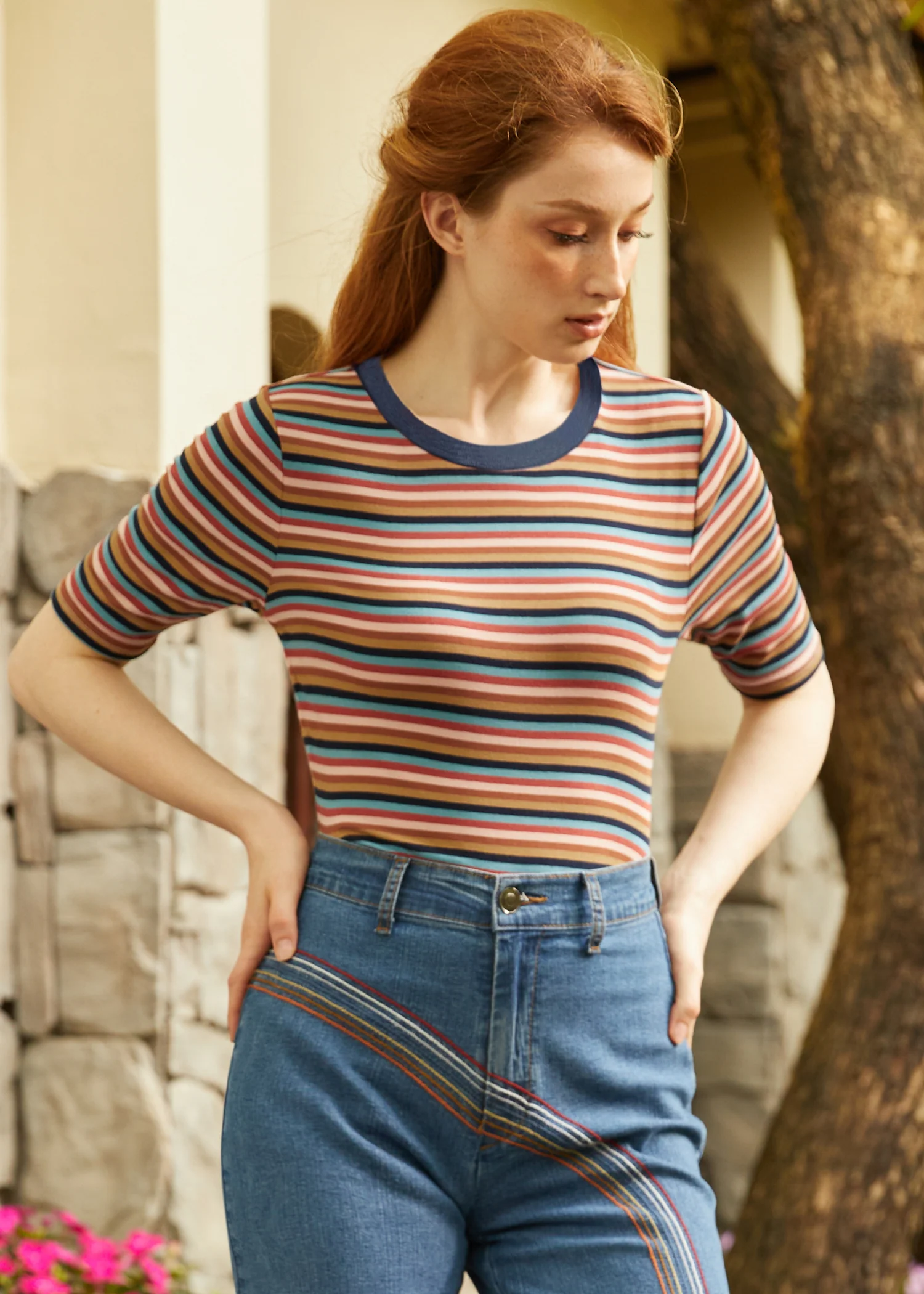 Doo-Wop Dazzler Scoopneck Tee - Olabens