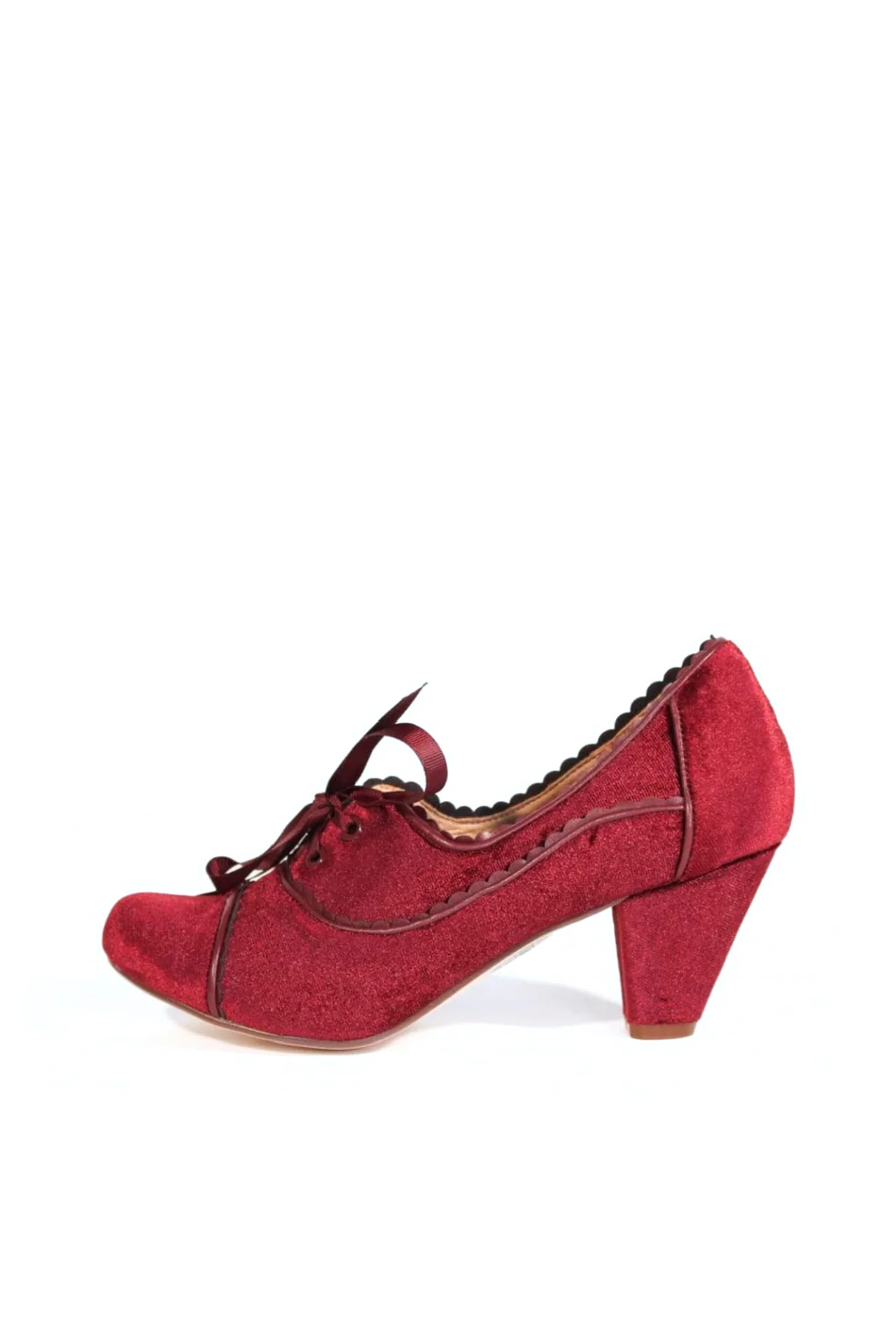 Madison Velvet Retro Heels - Olabens