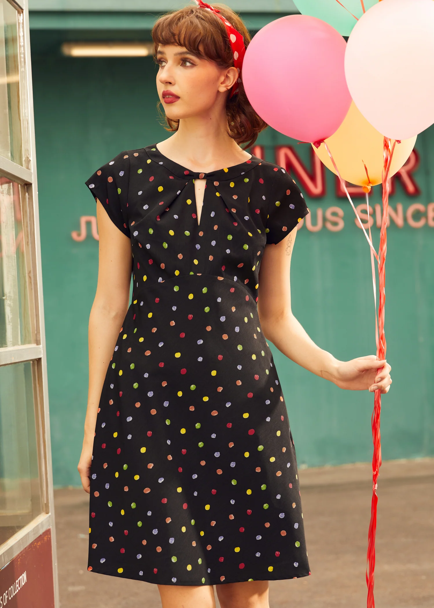 The Dot Dot Diner Dress - Olabens