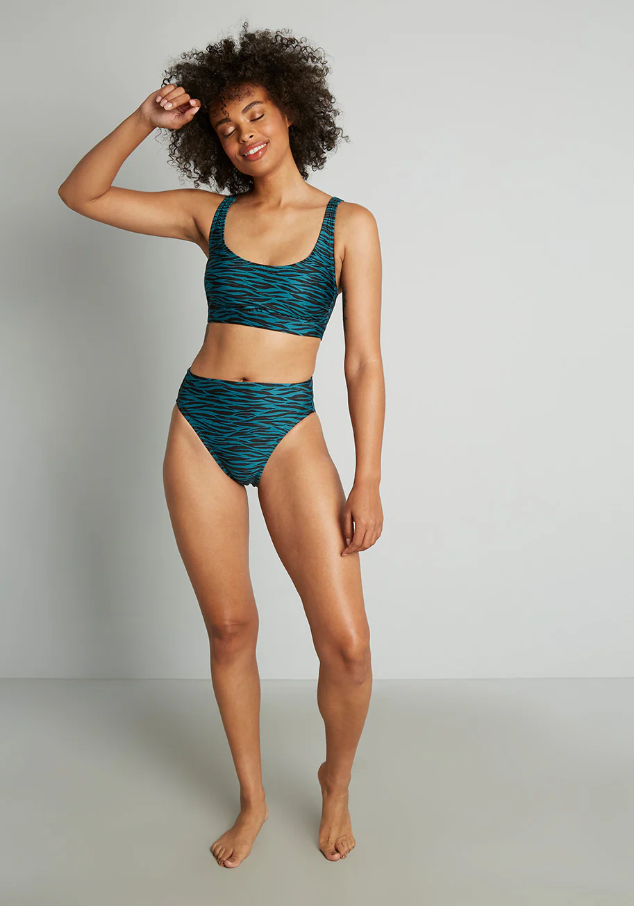 The Franky High-Waisted Bikini Bottom - Olabens