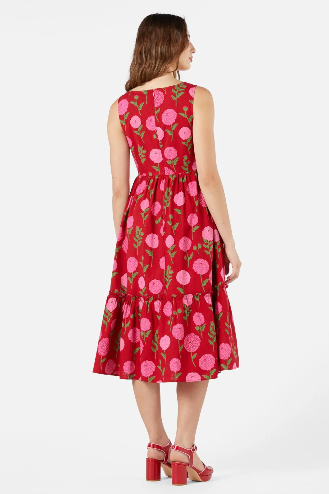 Marie Fleur Midi Dress - Olabens