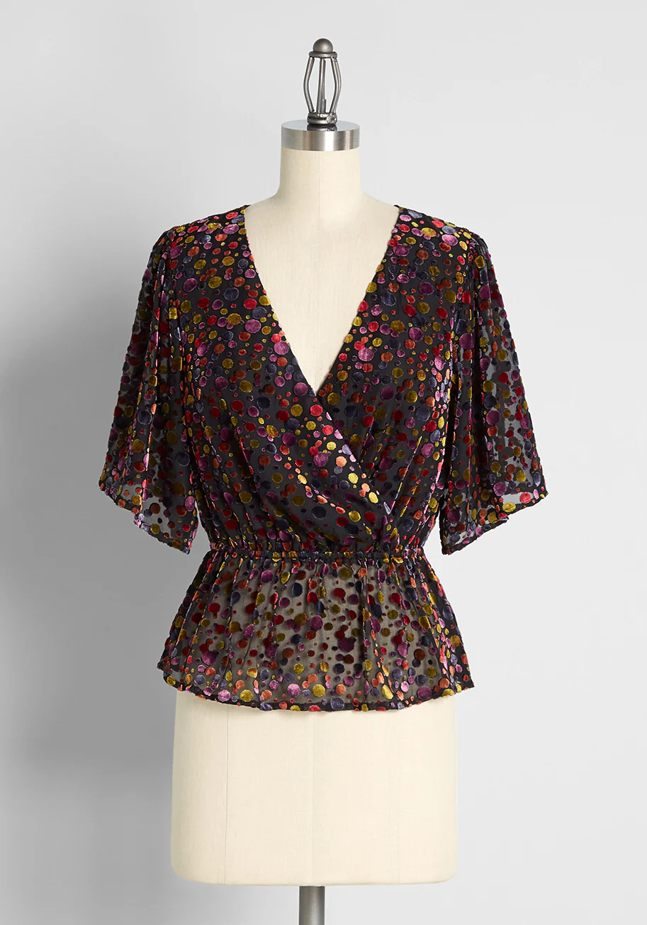Mystifying Musings Velvet Top - Olabens