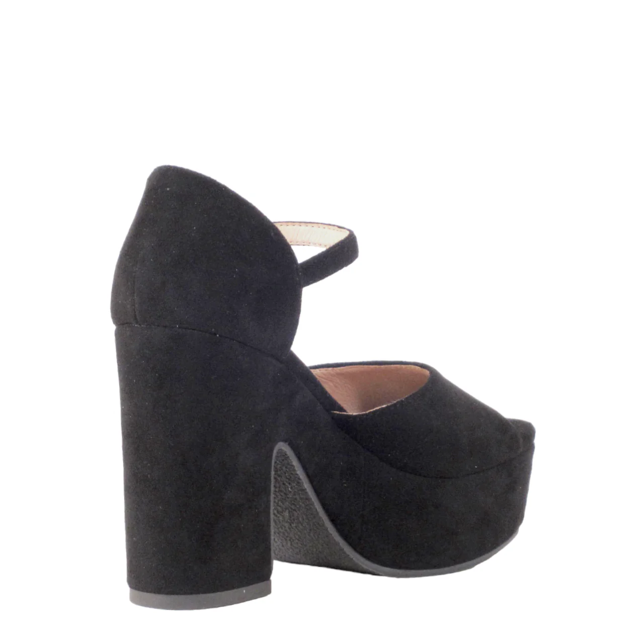 Quill Suede Platform Heels - Olabens