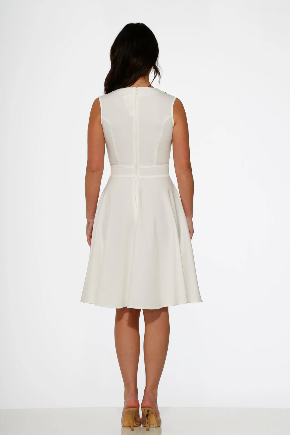 White Jenny Swing Dress - Olabens