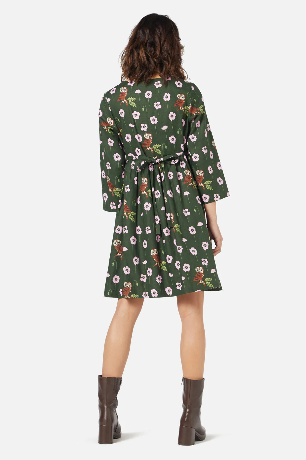 Poppy Owl Mini Dress - Olabens