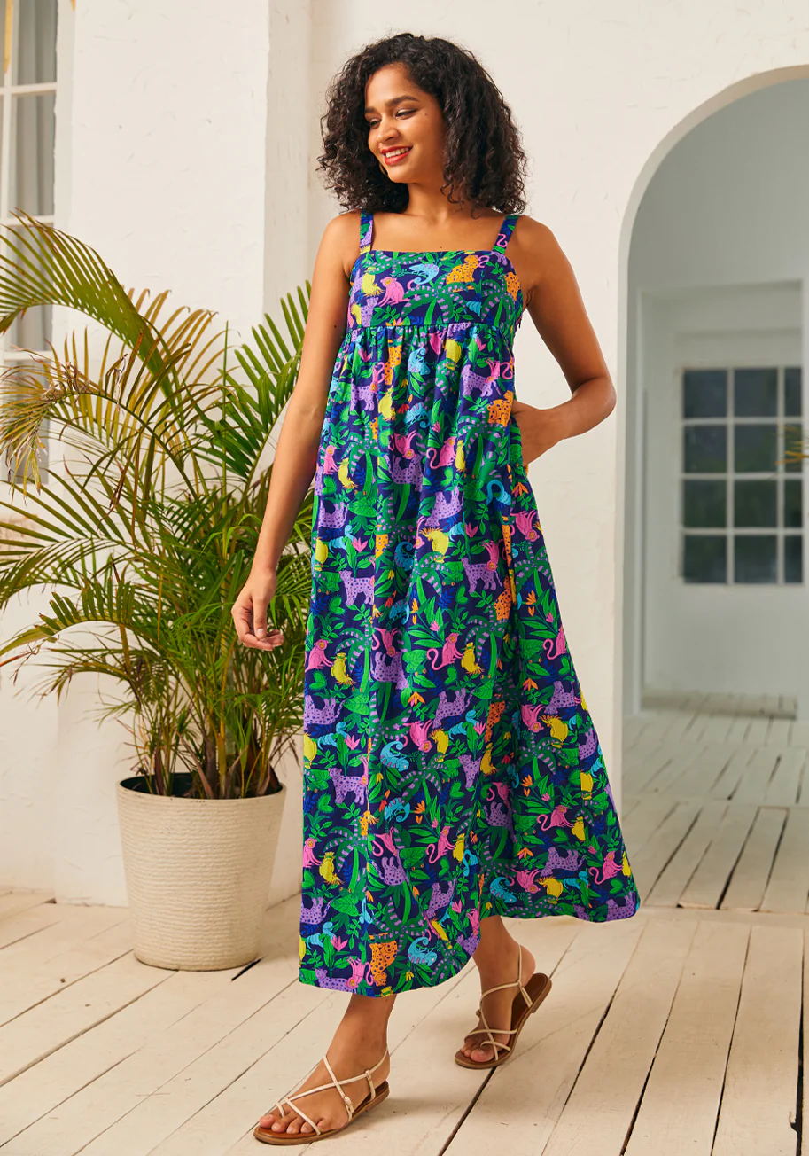 Enchanted Forest Maxi Dress - Olabens
