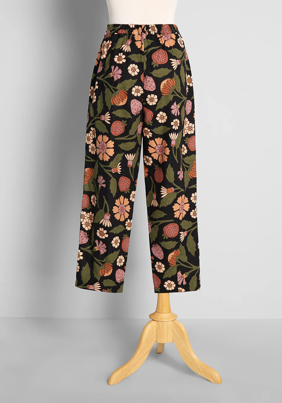 Fab in Fruits and Flora Pants - Olabens