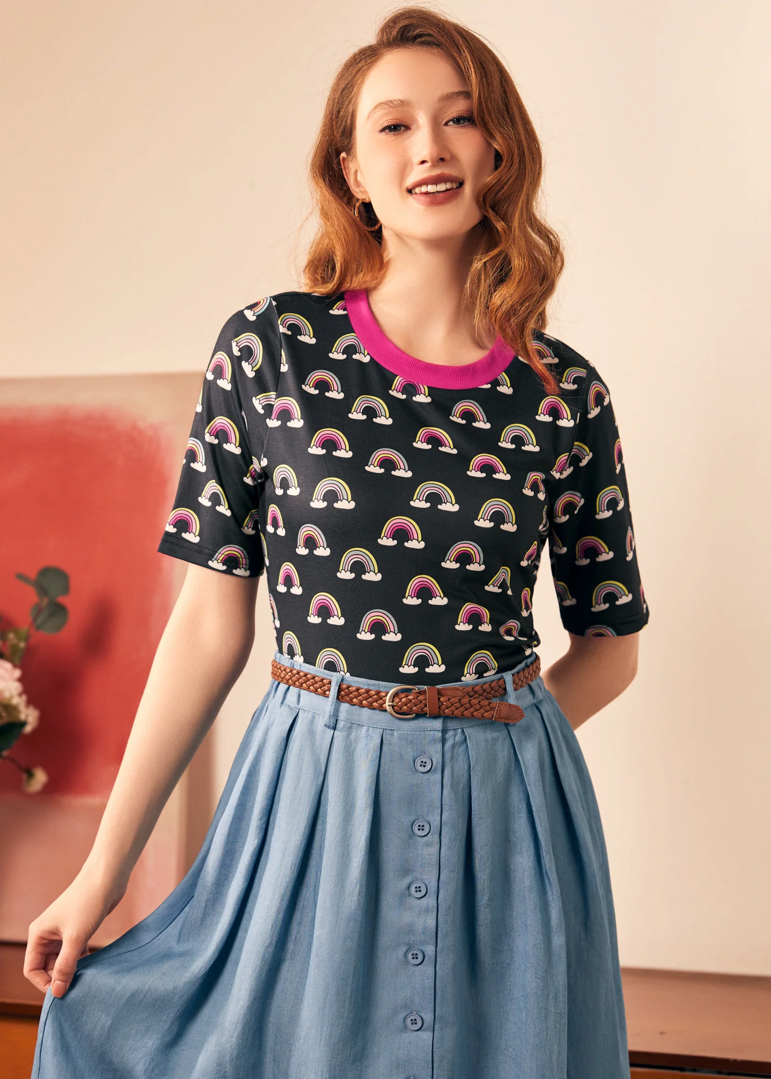 Lucky Charm Rainbow Tee - Olabens