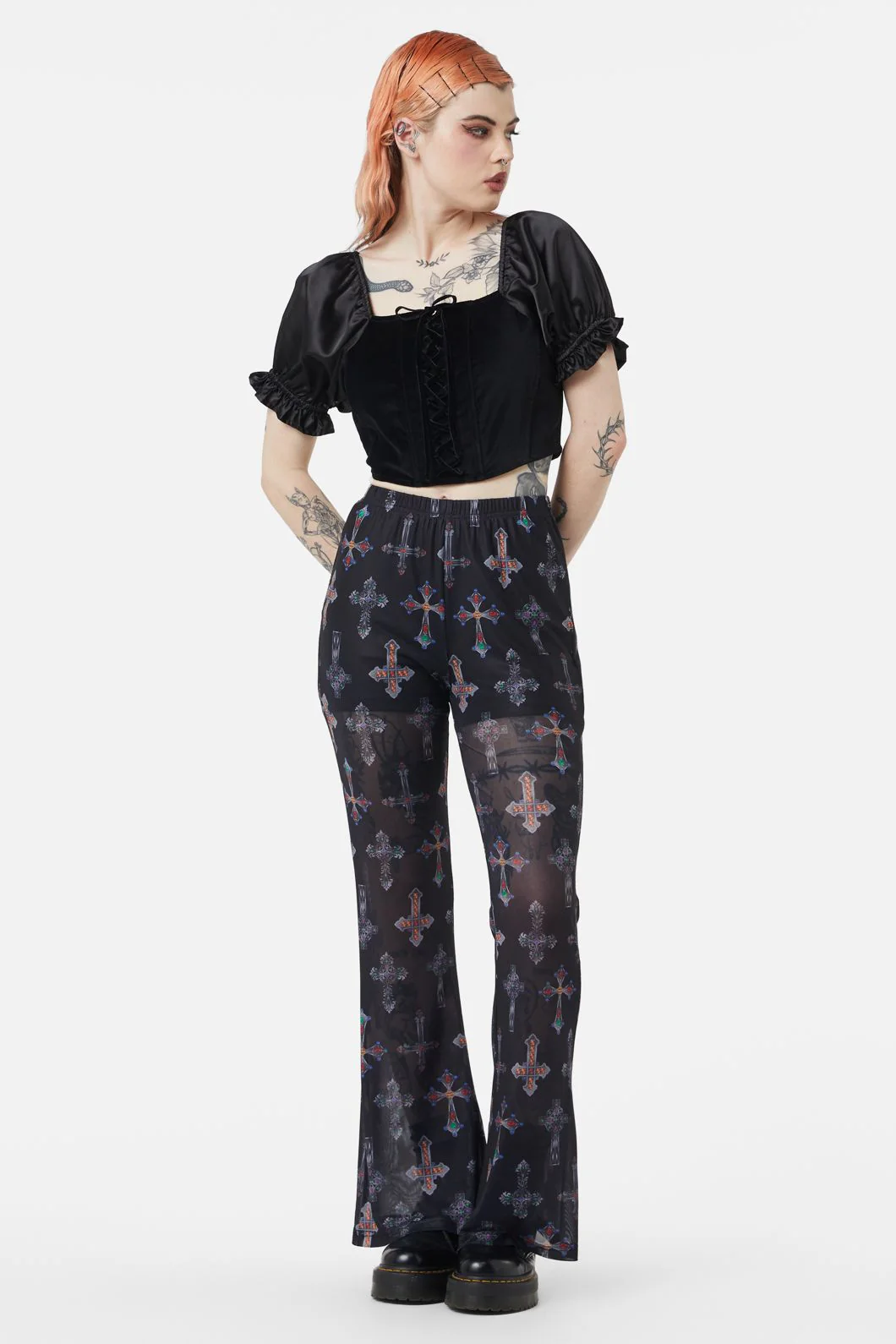 Hope Had Died Mesh Pants - Olabens