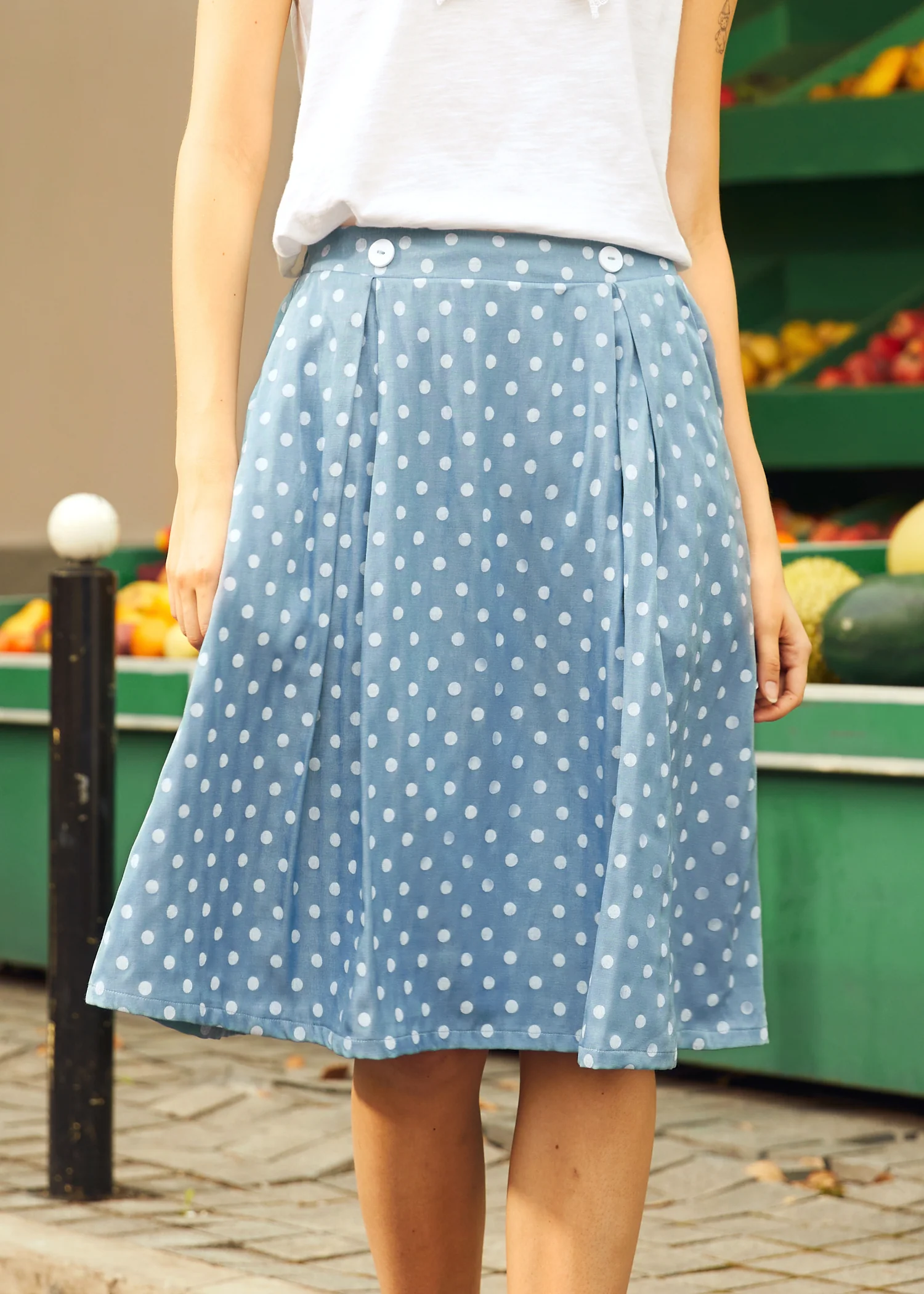 The Dot to Delight Skirt - Olabens