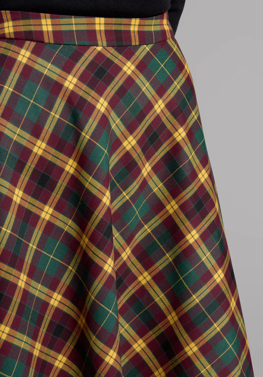 Just This Sway A-Line Skirt: Fall Edition - Olabens