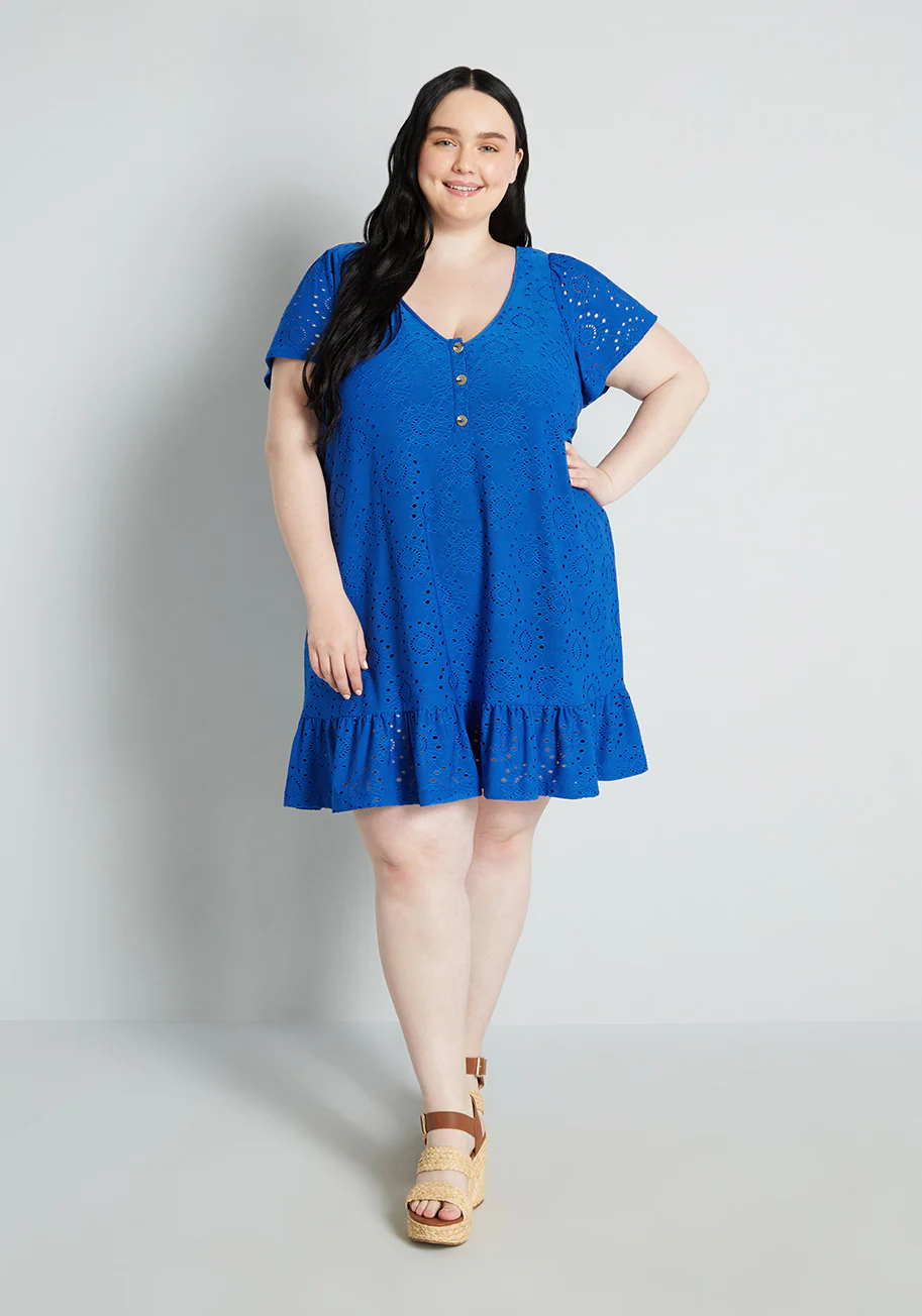 Light Shining Through Babydoll Dress - Olabens