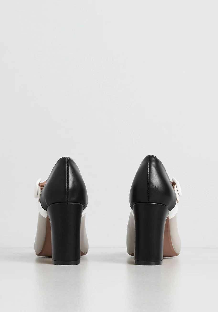 Colorblock Contessa Ankle Strap Heel - Olabens