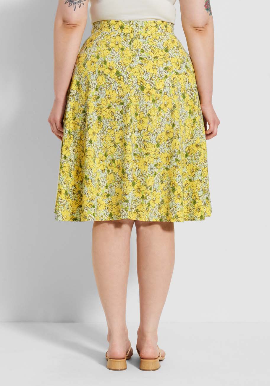 Excellence Attained Knit A-Line Skirt - Olabens